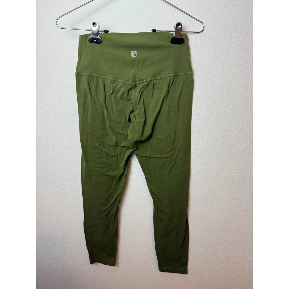 BP Born Primitive Olive Green‎ High Waisted Performance Leggings Women Medium
